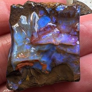 Rough Australian boulder opal